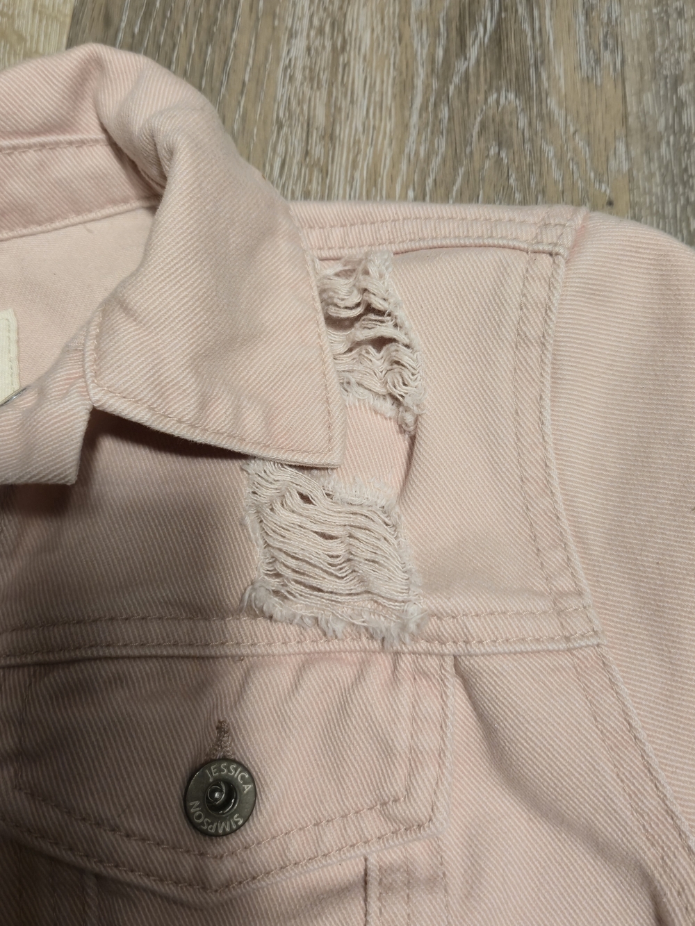 Jessica Simpson Women’s Pink Jeans Jacket - Small - Picture 3 of 8